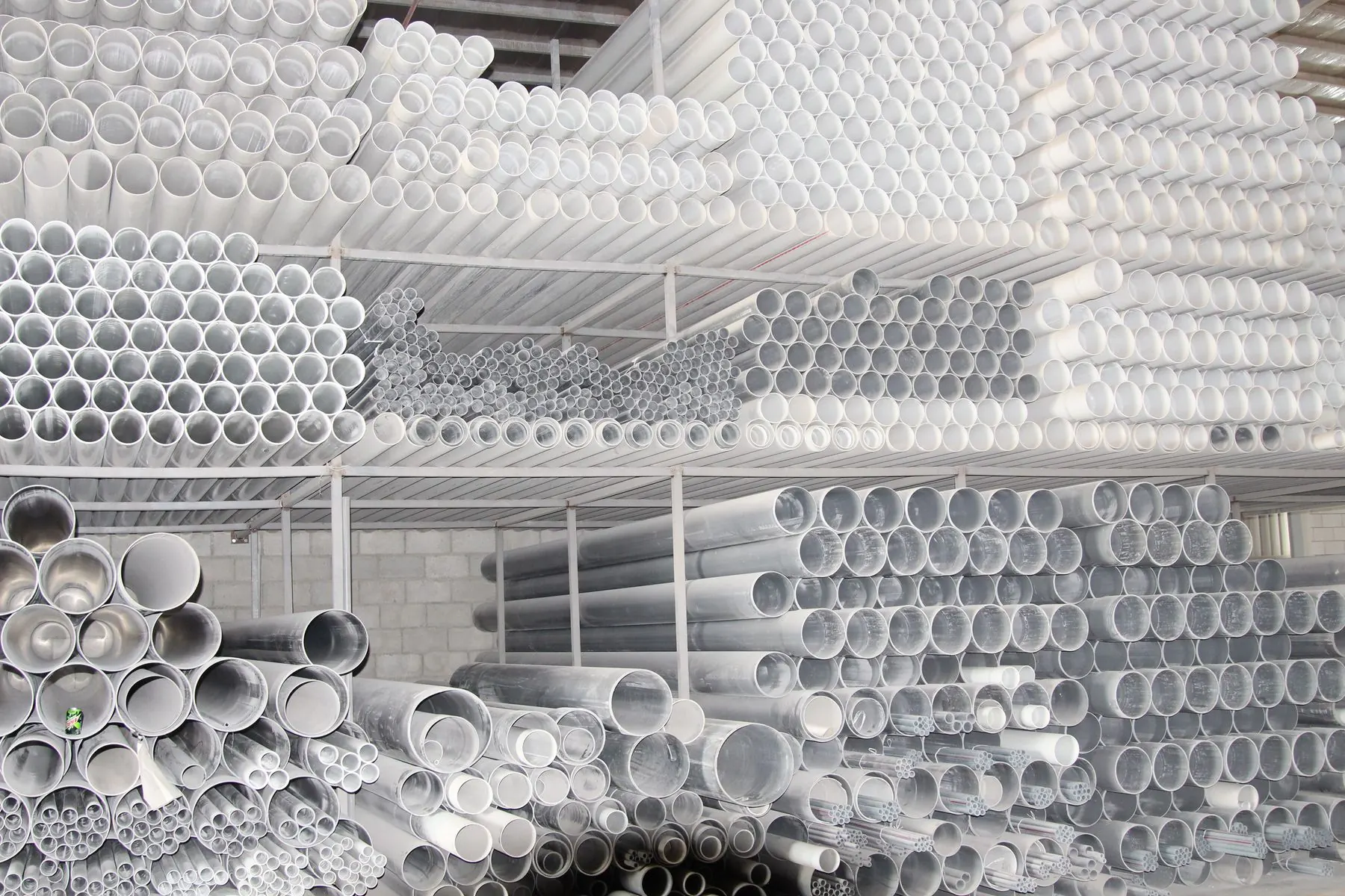 Finished ALFA pipe stock prepared for dispatch